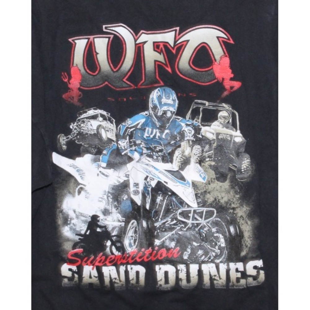 UFC Superstition Sand Dunes T Shirt Mens XL Black ATV Motocross Off Road Tee